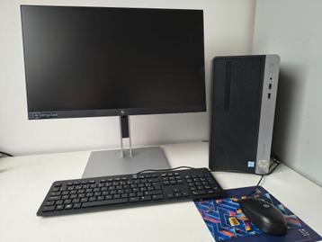 HP ProDesk 400 G4 MicroTower complete desktop pc prima staat beschikbaar voor biedingen