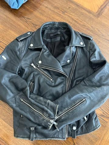  PERFECTO SUPERDRY leren jack voor dames  beschikbaar voor biedingen