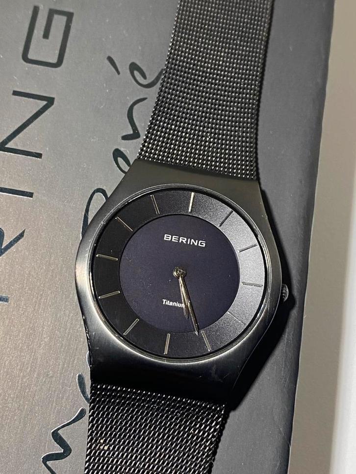 Bering Titanium horloge Heren Goede staat!!, Handtassen en Accessoires, Horloges | Antiek, Polshorloge, Ophalen of Verzenden