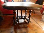 Antieke tafel en vier stoelen, Gebruikt, 100 tot 150 cm, 150 tot 200 cm, Vier personen