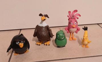 5 Angry birds figuren tekenfilm