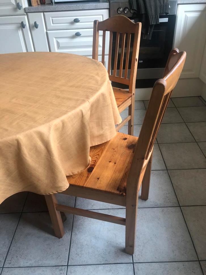 Geharste ronde tafelkleden, Maison & Meubles, Nappes, Utilisé, Autour de, Enlèvement