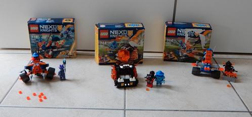 3 setjes LEGO Nexo knights (als geheel of per stuk), Kinderen en Baby's, Speelgoed | Duplo en Lego, Zo goed als nieuw, Lego, Complete set