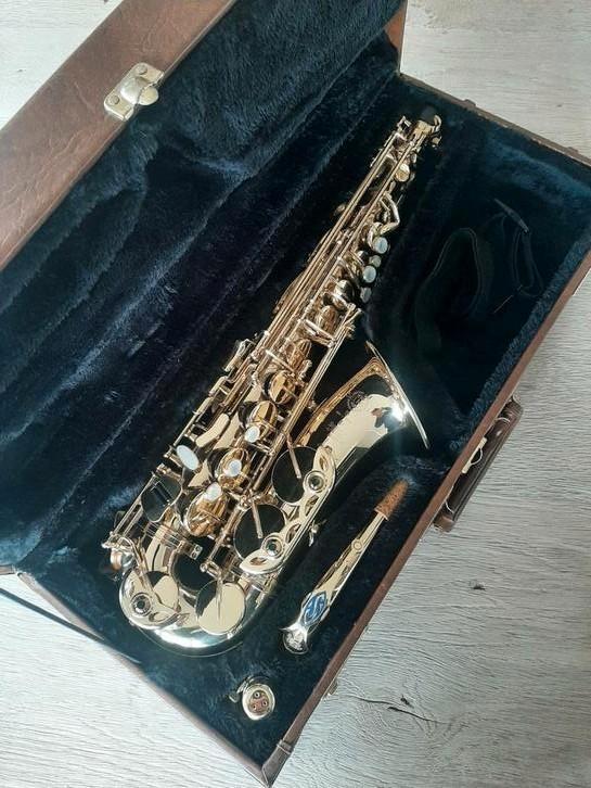 Selmer Super Action 80 Série II alt saxofoon, Muziek en Instrumenten, Blaasinstrumenten | Saxofoons, Zo goed als nieuw, Alt, Met koffer