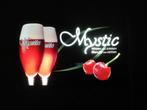 Verlicht bord, Lichtreclame MYSTIC Beer Beer, Verzamelen, Ophalen of Verzenden, Reclamebord, Plaat of Schild, Overige merken