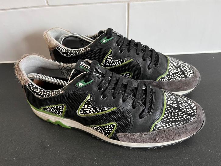 Floris van Bommel sneakers maat 9.5 / 43.5, Kleding | Heren, Schoenen, Zo goed als nieuw, Sneakers, Overige kleuren, Ophalen of Verzenden