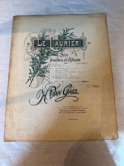 Henri van Gael – Le Laurier: Les Glissades (Mazurka), Op. 55, Muziek en Instrumenten, Bladmuziek, Gebruikt, Artiest of Componist