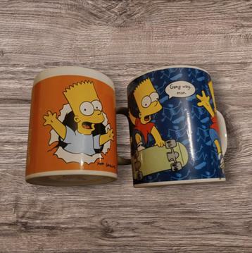 2 koffiemokken van The simpsons beschikbaar voor biedingen