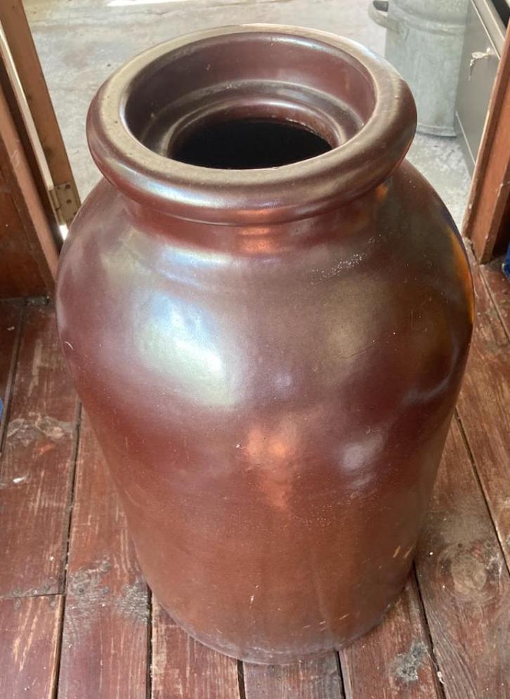 Antieke grote steengoed voorraadpot, Antiek en Kunst, Antiek | Keramiek en Aardewerk, Ophalen