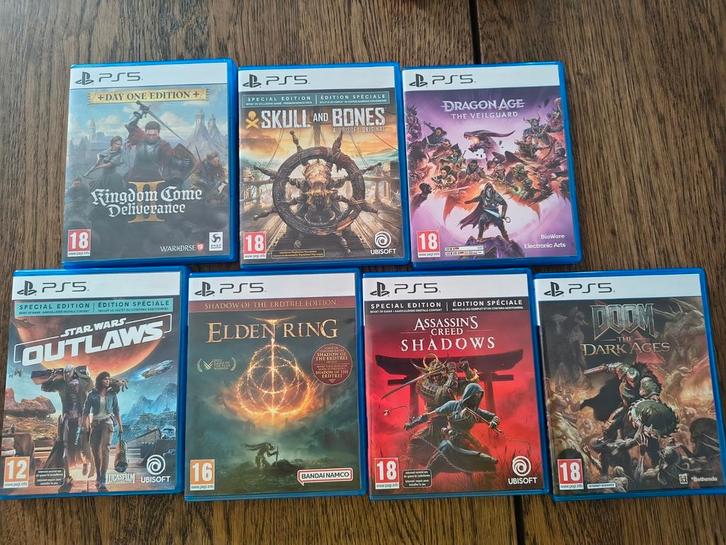 PS5 games, Games en Spelcomputers, Games | Sony PlayStation 5, Zo goed als nieuw, Ophalen of Verzenden