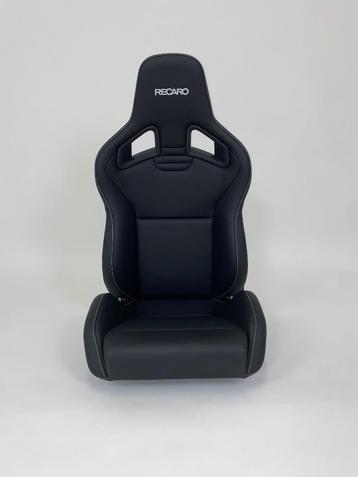 RECARO Sportster CS Leder Zwart Met Wit Stiksel beschikbaar voor biedingen