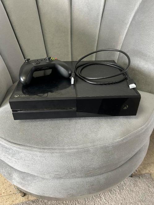 Xbox One Zwart 500gb, Games en Spelcomputers, Spelcomputers | Xbox One, Zo goed als nieuw, Xbox One, Ophalen of Verzenden
