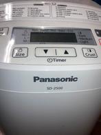 Panasonic SD-2500 broodbakmachines, Elektronische apparatuur, Met timer, 800 tot 1200 gram deeg, Ophalen of Verzenden, Gebruikt