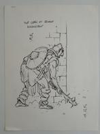 BD Planche dessin original de Werner TTB 1992, Gelezen, Ophalen of Verzenden, Werner, Eén stripboek