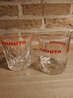 2 verschillende glazen van chouta, fruitsap de gheest. safir, Collections, Comme neuf, Enlèvement