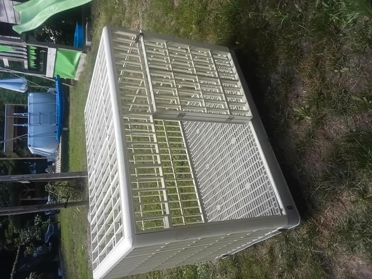 Hondenbench 80x55x60cm, Dieren en Toebehoren, Hondenhokken, Zo goed als nieuw, Ophalen