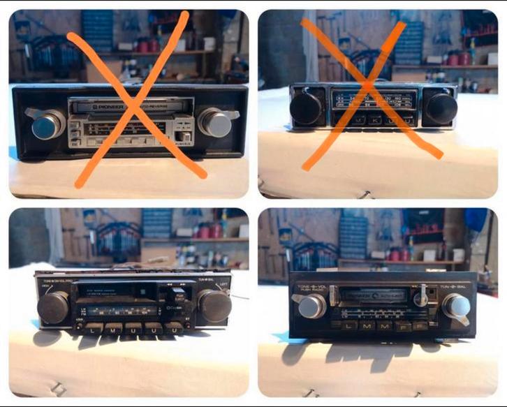 Autoradio oldtimer, youngtimer, voitures anciennes, Auto-onderdelen, Overige Auto-onderdelen, Ophalen of Verzenden