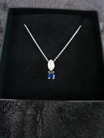 Nieuwe halsketting met bijpassende oorbellen van Nona, Met kristal, Nieuw, Ophalen of Verzenden, Zilver