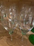 Handgeblazen wijnglazen (rood, wit en waterglas), Ophalen, Zo goed als nieuw, Waterglas