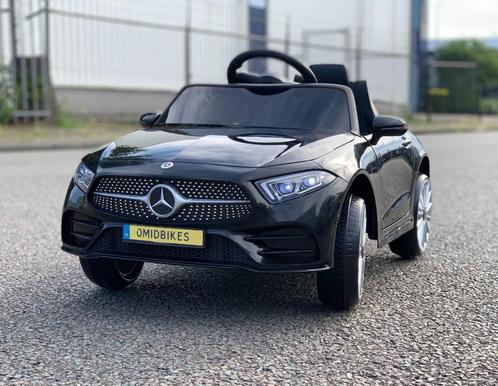 Kinder Auto Mercedes CLS350 12v RC Leder / Rubberbanden, Kinderen en Baby's, Speelgoed | Buiten | Voertuigen en Loopfietsen, Nieuw