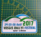 Sticker Vosges Rallye Festival 2017 Epinal-La Bresse, Ophalen of Verzenden