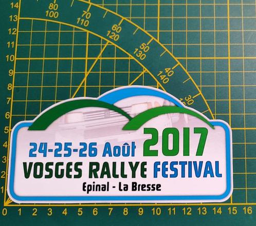 Sticker Vosges Rallye Festival 2017 Epinal-La Bresse, Verzamelen, Stickers, Ophalen of Verzenden