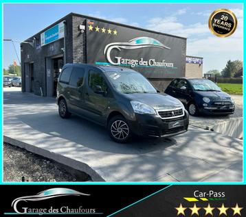 Peugeot Partner 1.6 BlueHDi L1H1 -! 3 zitplaatsen! - 1e Prof, Auto's, Peugeot, Voorwielaandrijving, Stof, 4 cilinders, Zwart