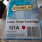 Nieuwe laser cartridges voor HP 131X zwart en 131A magenta, Ophalen of Verzenden, Nieuw, Cartridge, 1 2 3 inkt