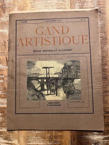 Gand Artistique, revue mensuelle illustrée 1e jaargang nr 11 beschikbaar voor biedingen