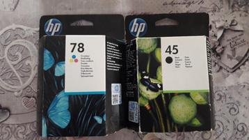 Originele inkt cartridge HP 45 en 78 inktpatroon ONGEOPEND