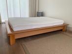 Design Bed met Spiraalbodem  Tweepersoons, Modern, Bruin, 140 cm, Zo goed als nieuw