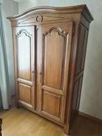 Antieke massief houten kledingkast / linnenkast, Ophalen