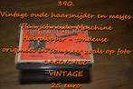 390. Vintage oude haarsnijder en mesjes , verzending inbegre, Verzenden