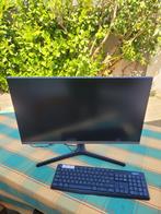 Samsung flatscreen met Logitech-toetsenbord, Audio, Tv en Foto, Televisies, Ophalen, LED, Zo goed als nieuw, Samsung
