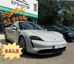 Porsche Taycan 2021 45.000km, Auto's, Porsche, Automaat, Alcantara, Dealer onderhouden, Zilver of Grijs
