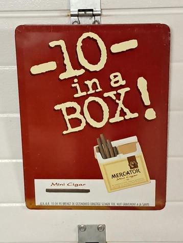 panneau publicitaire Cigar Marcator 1996, Enlèvement ou Envoi, Utilisé, Panneau publicitaire