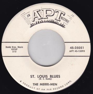 The Merri-Men ‎– St. Louis Blues ' 7 "Popcorn - Promo" beschikbaar voor biedingen