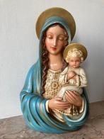 Borstbeeld Maria met Kind (31 cm), Antiek en Kunst, Curiosa en Brocante, Ophalen of Verzenden