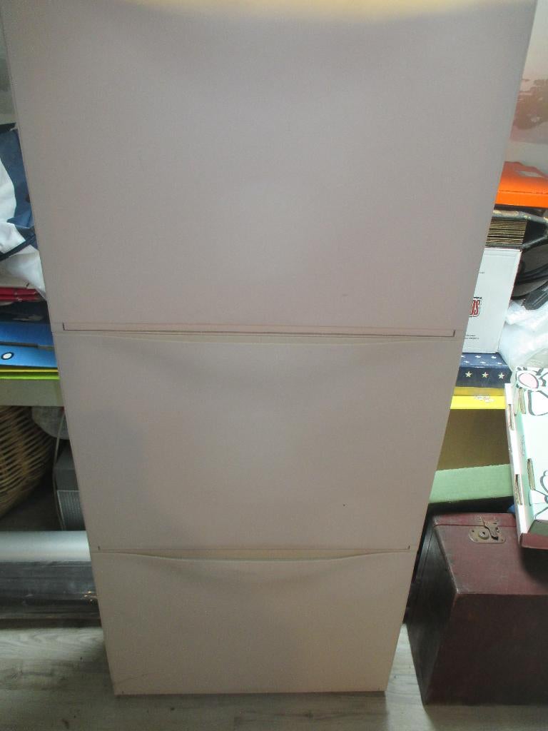 3 Ikea kastjes voor schoenen wit, Enlèvement, Utilisé, Modern wit