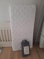 Peutermatras, dekbed en 2 paar lakens, Huis en Inrichting, Ophalen, Gebruikt, Eenpersoons, Wit