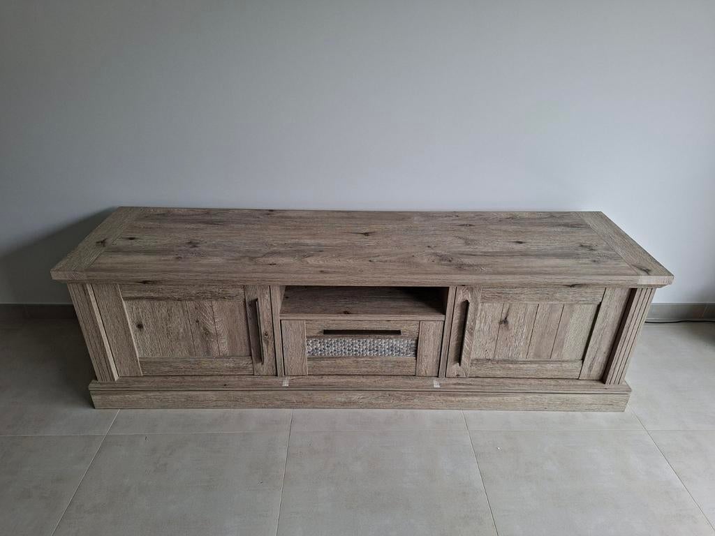 TV-meubel Lamulux in bruin/grijs, Ophalen