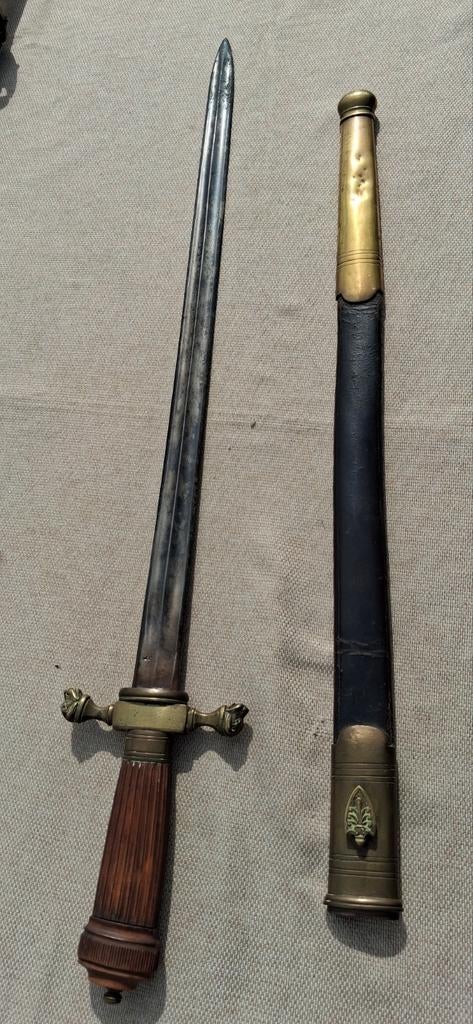 Grande dague luxueuse vers 1850, Collections, Enlèvement ou Envoi