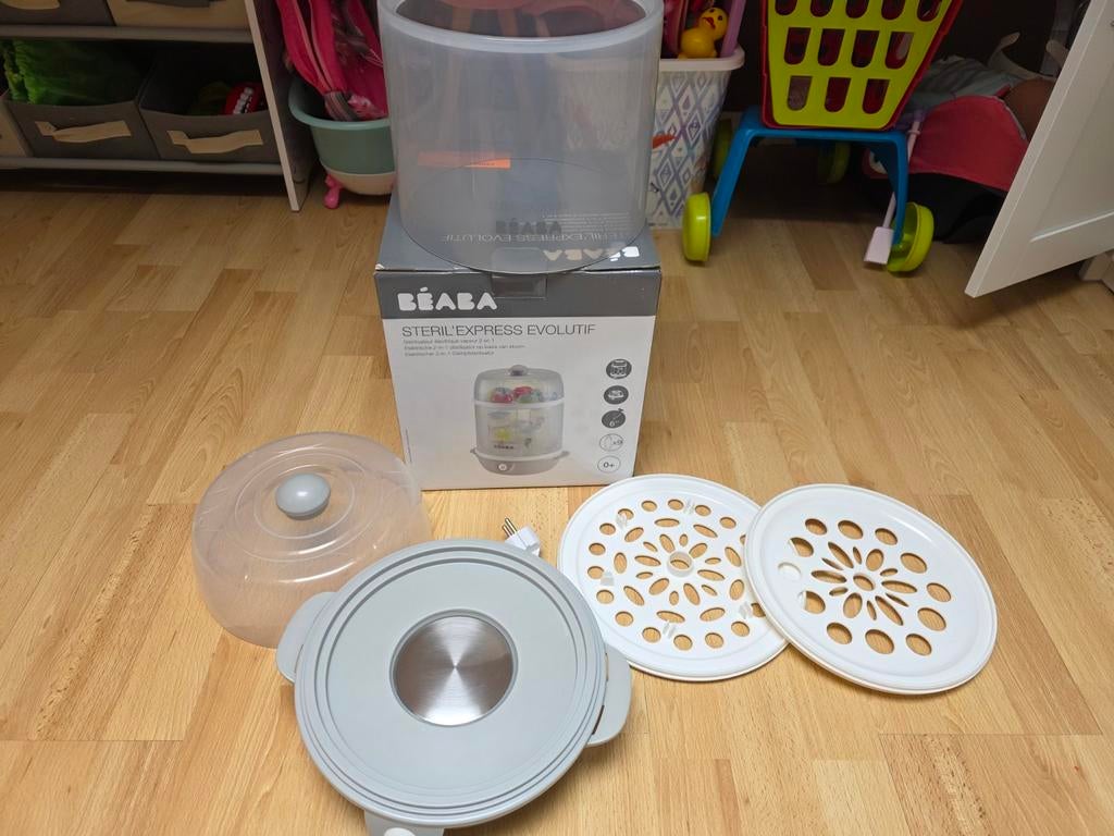 Stérilisateur de biberons Béaba 2 en 1, Enlèvement ou Envoi, Comme neuf, Stérilisateur