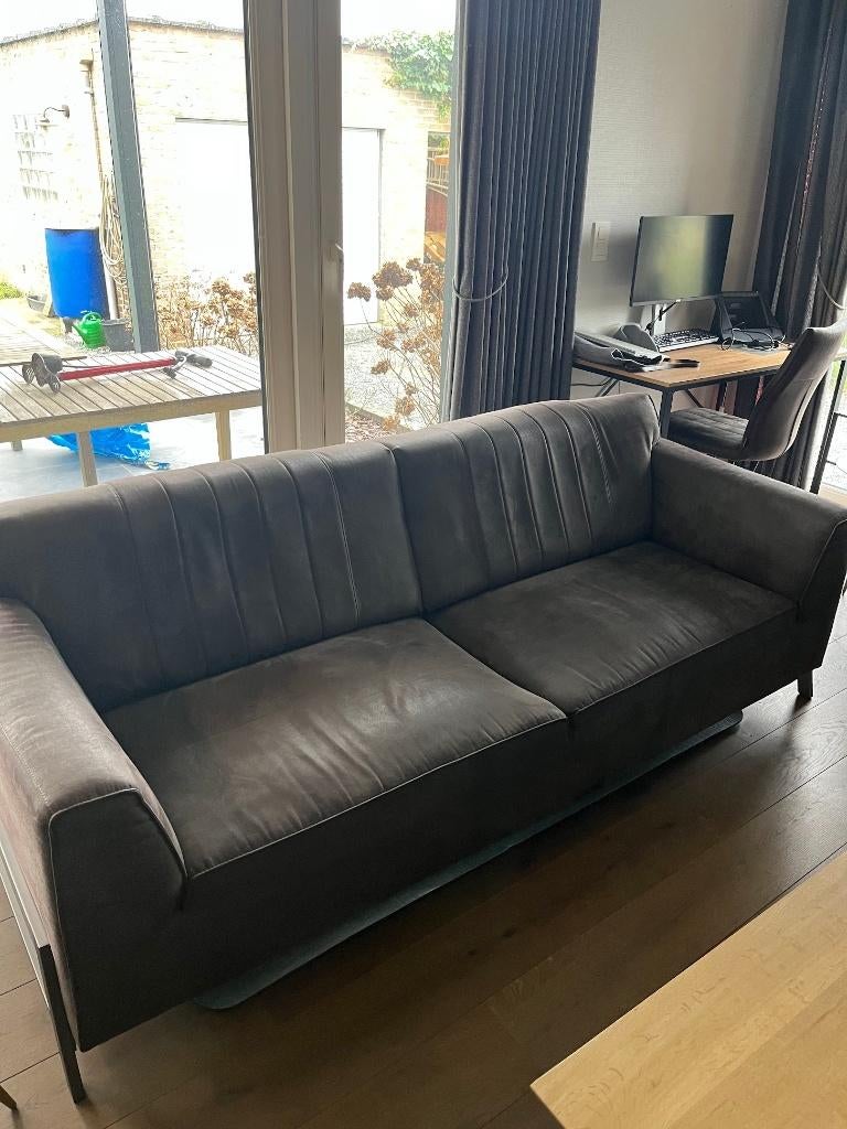 3-zit salon Henders&Hazel Zembla, Ophalen, Gebruikt, Stof