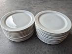 23 Ronde porseleinen borden (26,5 cm), Huis en Inrichting, Ophalen, Gebruikt, Porselein, Bord(en)