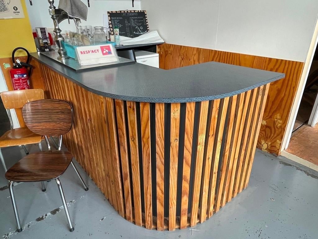 Bar d'angle, Articles professionnels, Horeca | Mobilier & Aménagement, Installation pour bar, Utilisé, Enlèvement
