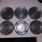 6 anciennes assiettes en fer blanc, Enlèvement