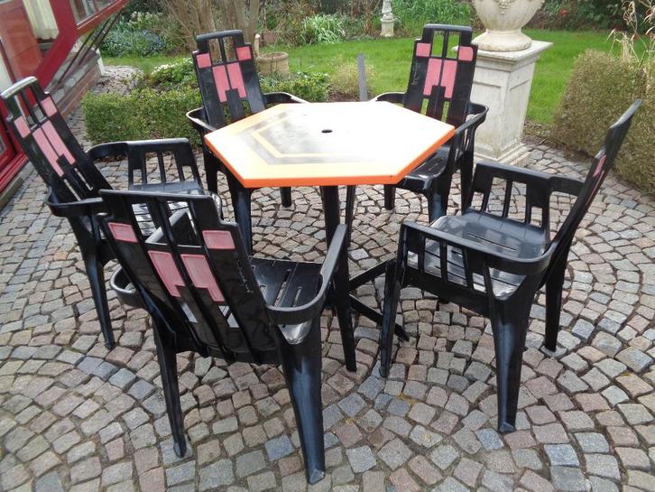 tuinset, Tuin en Terras, Tuinsets en Loungesets, Gebruikt, Tuinset, Stoel, Ophalen