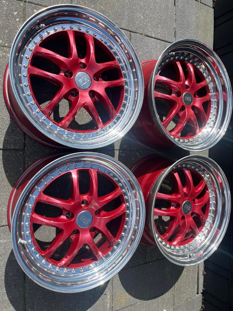2 delige rh zw6 in 8,5 en 9,5 x 18 steek 5x112, Auto-onderdelen, Banden en Velgen, Velg(en), 18 inch, Overige, Personenwagen, Gebruikt