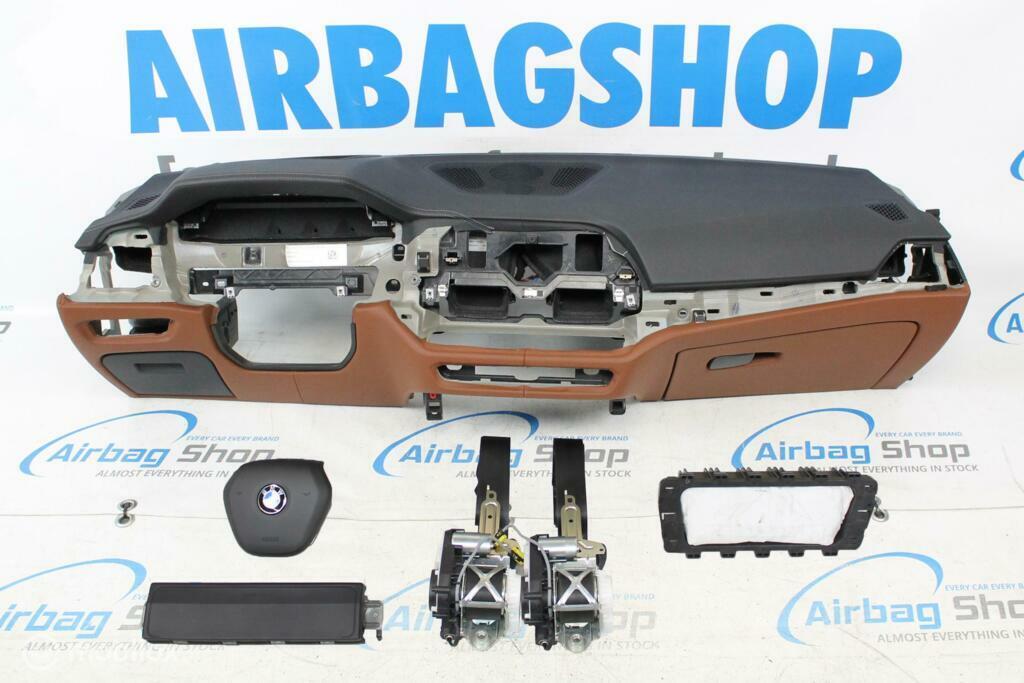 Airbag kit Tableau de bord HUD noir/brun BMW 3 serie G20